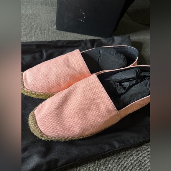 SAINT LAURENT Espadrilles in Pink Canvas EU Size 38 New In Box - Picture 3 of 6